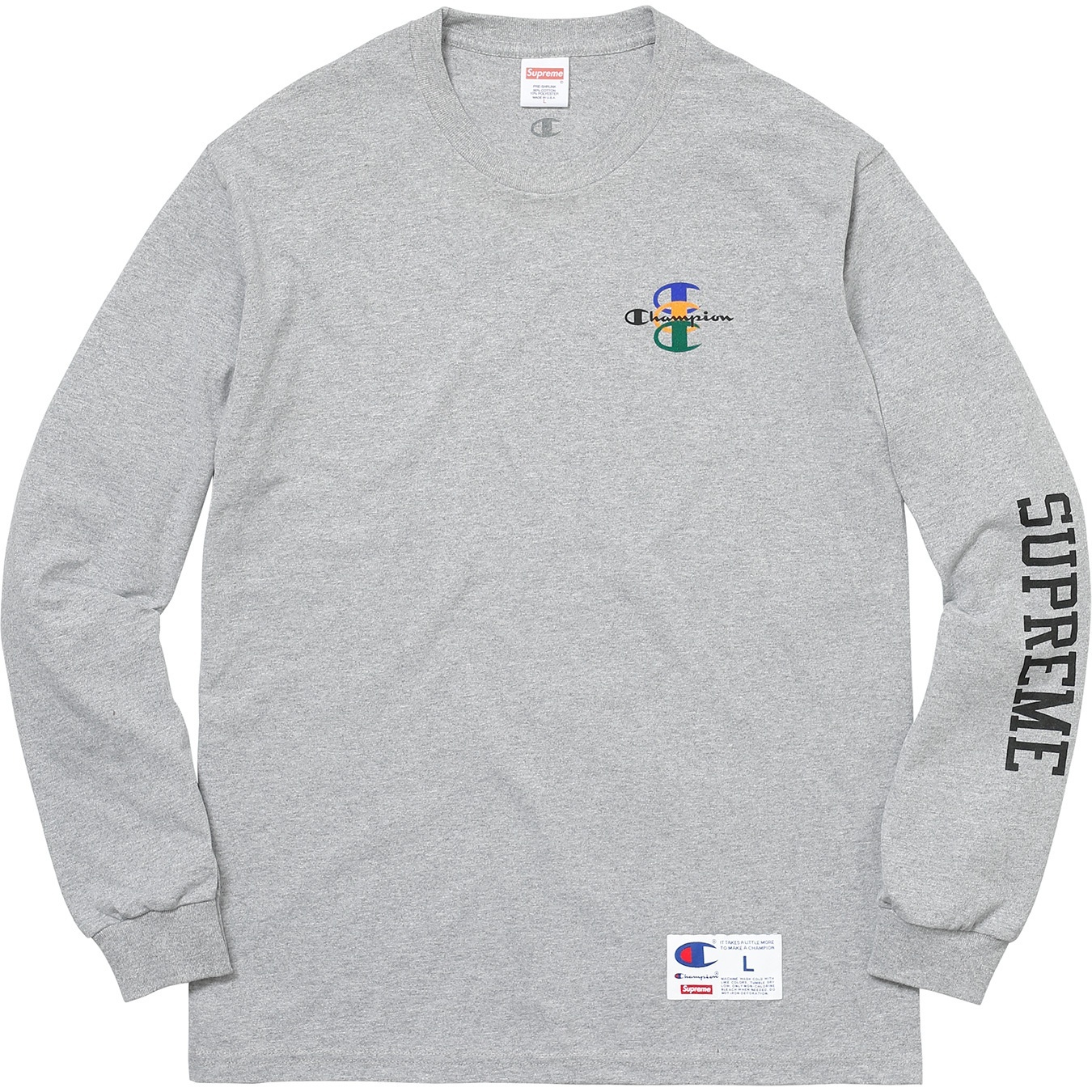 Supreme®/Champion® Stacked C L/S Tee view 10